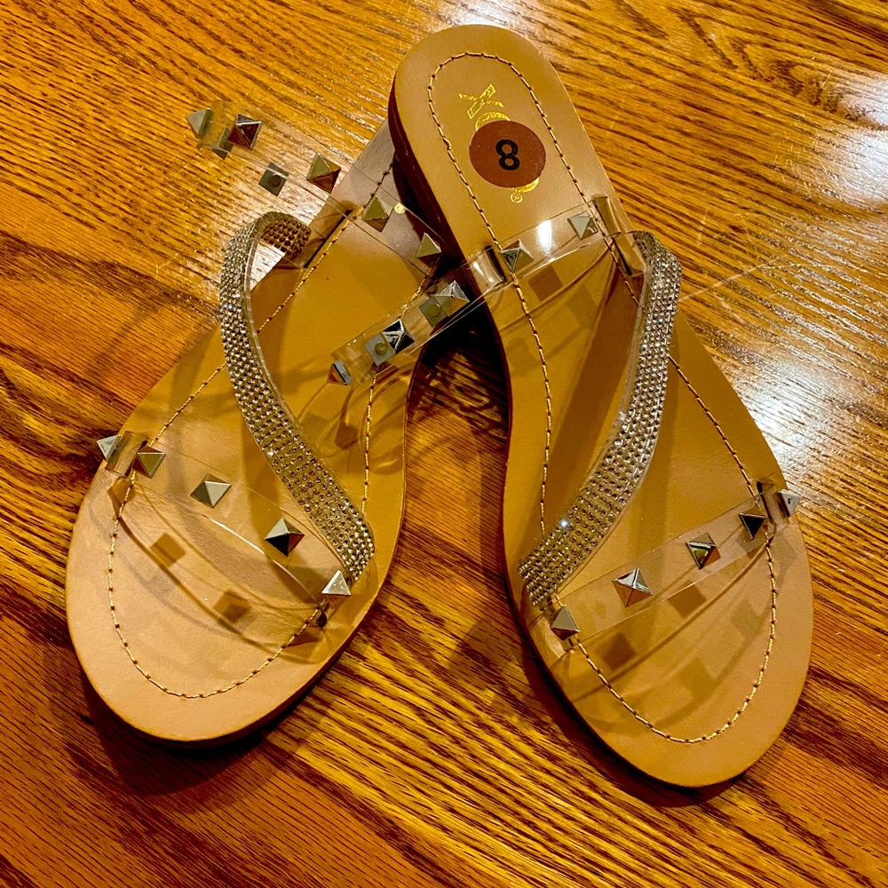 Womens slip on Sparkly Sandal 🩴